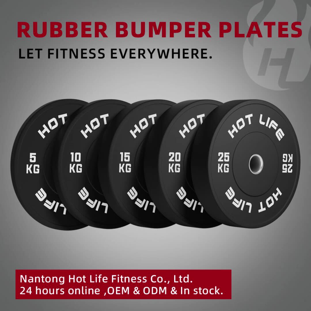 Wholesale Exercise Weightlifting Barbell Plate Calibrated Rubber Bumper