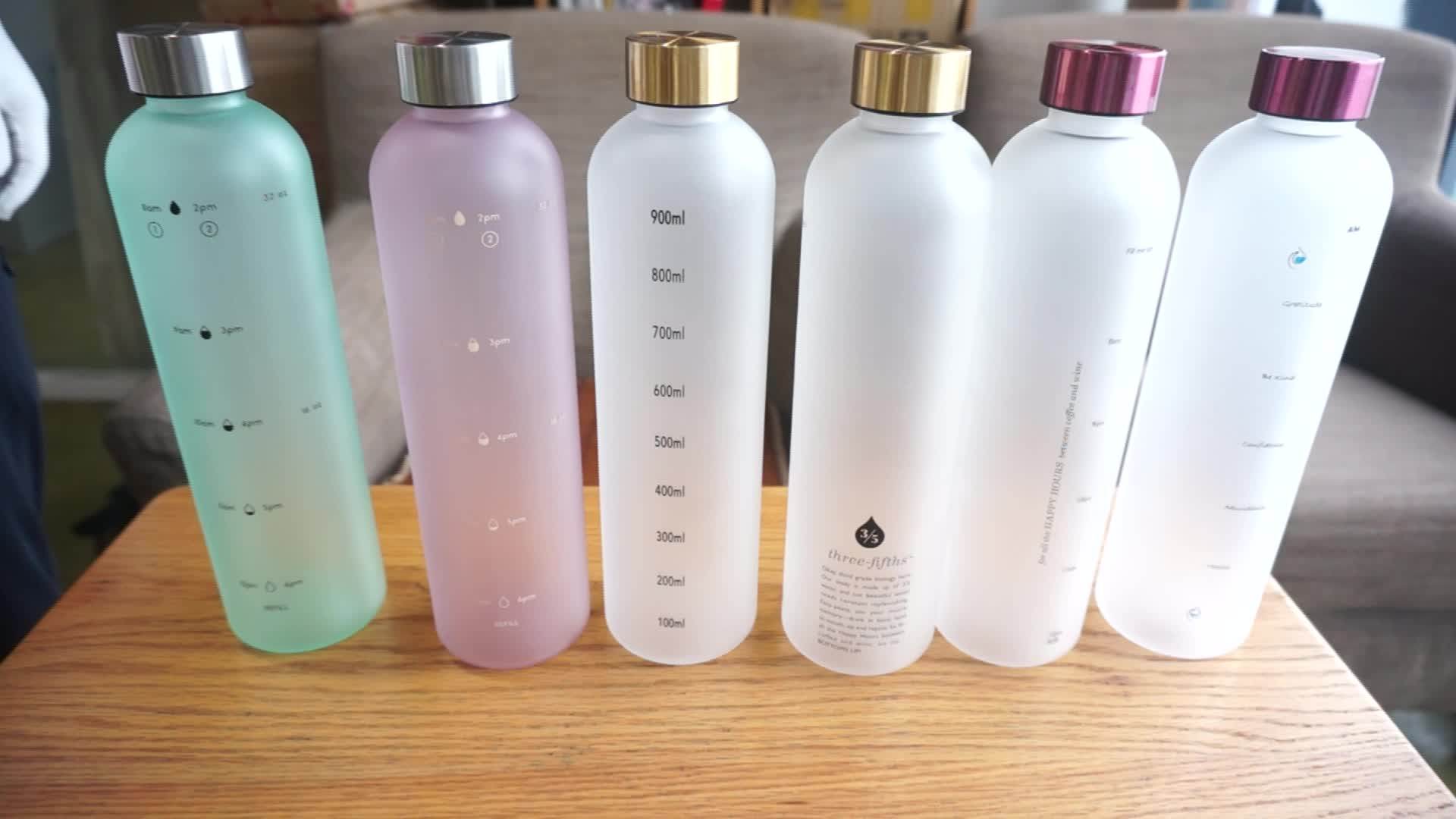 Custom Frosted Tritan Plastic Water Bottles With Logo Buy Frosted