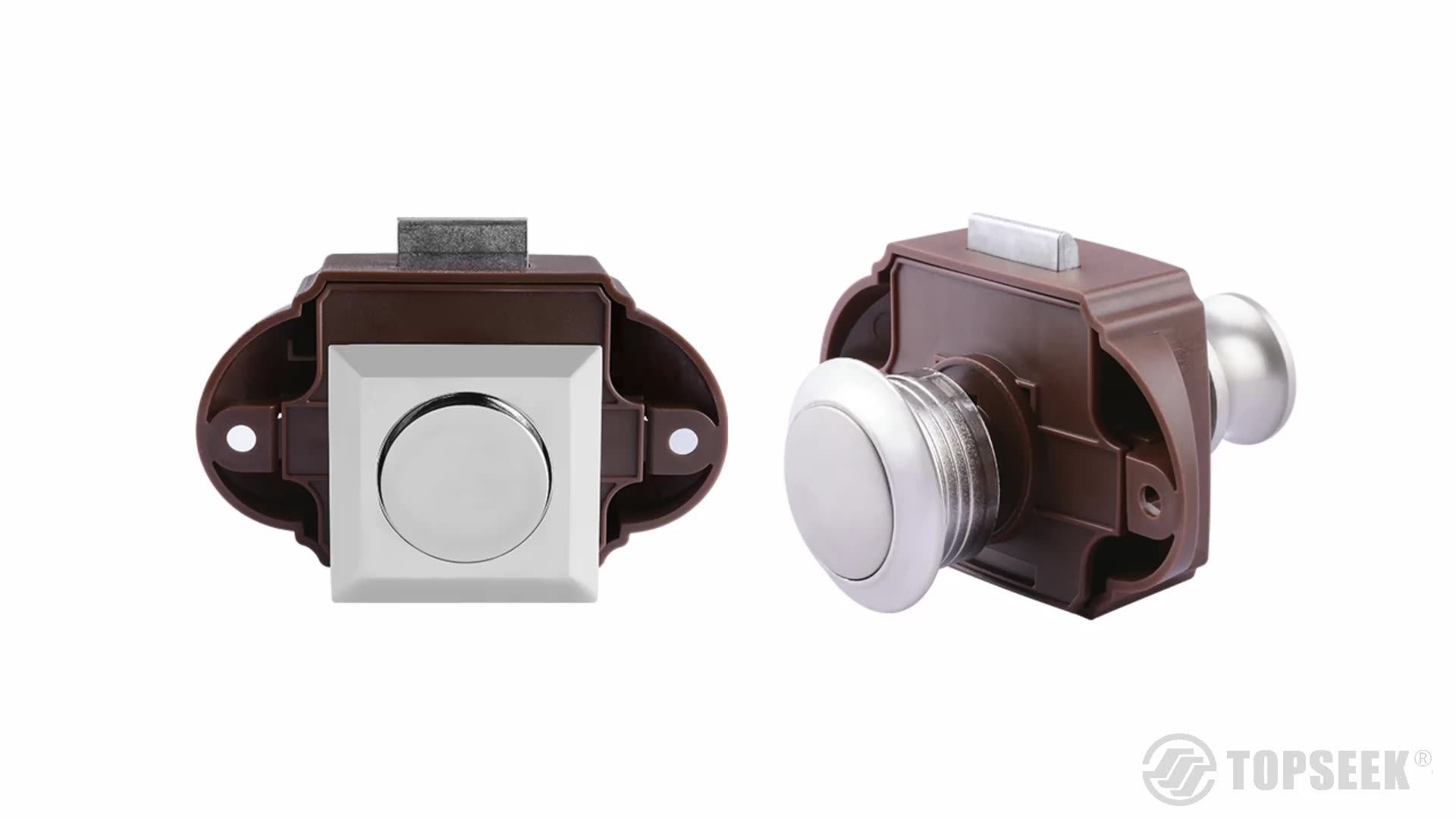 Nickel Washroom Door Lock Motorhome Trailer Caravan Washroom Bathroom