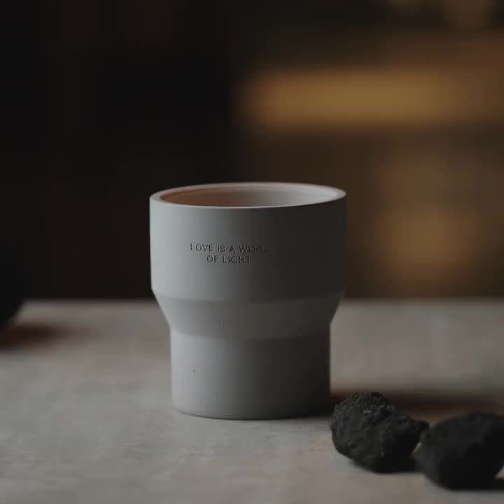 Modern Custom Candle Vessels Luxury Wholesale Wedding Decoration Cement