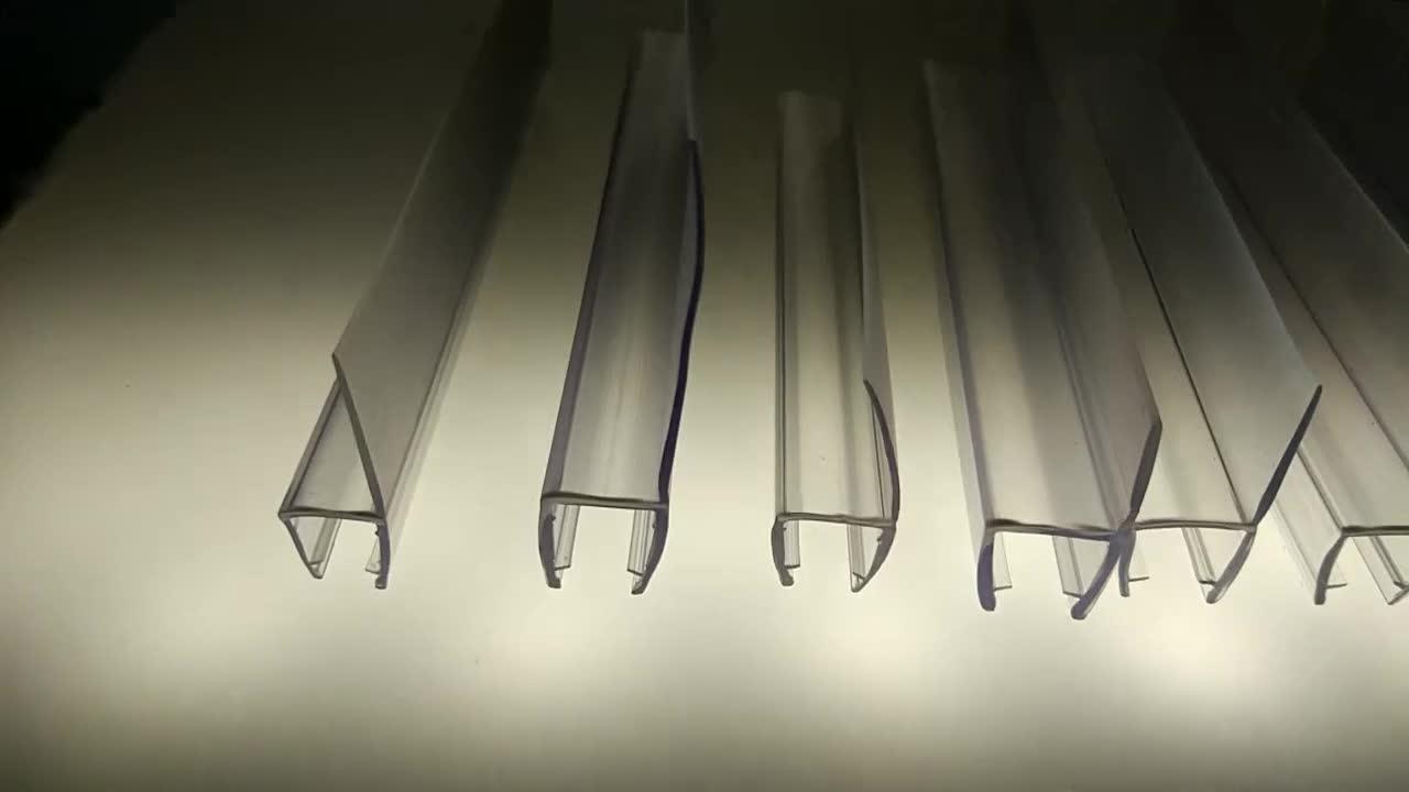 H Shape Pvc Shower Glass Door Rubber Seal Strip Buy Pvc Shower Door