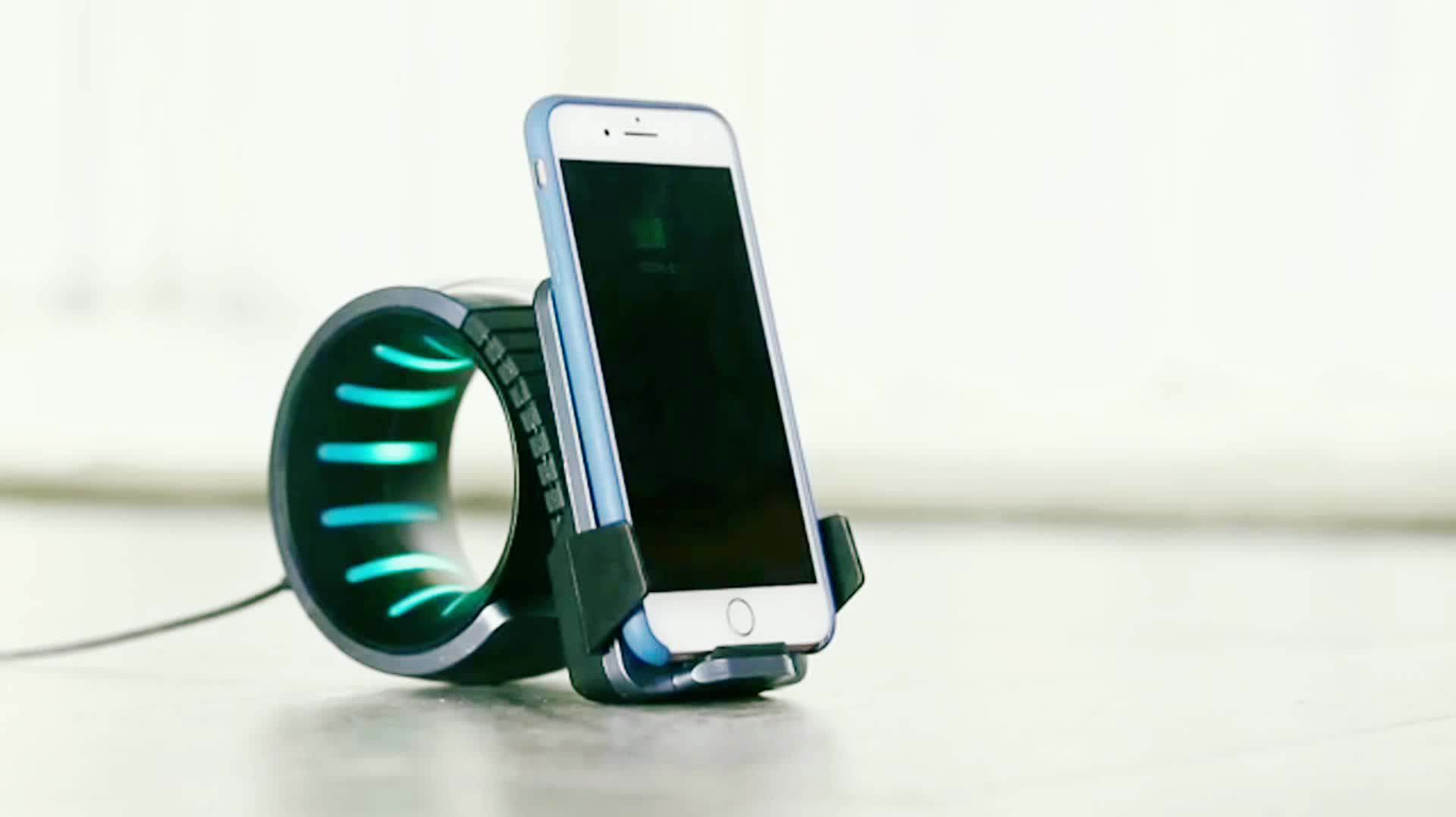 Mobile Wireless Charger Holder Stand Unique Design With Led Lamp Buy