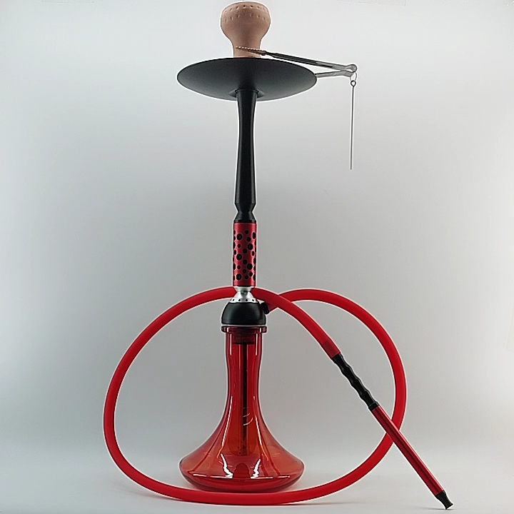 tobacco hooka 2020 red glass bottle hookah new design shisha real