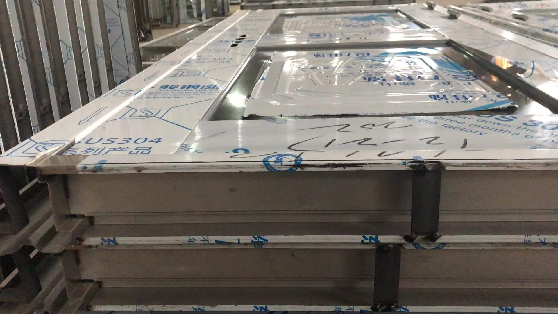 Apartment Stainless Steel Front 48 Inches Exterior Doors Bulletproof