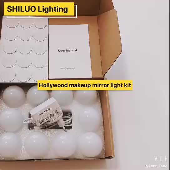Three Color Temperature Hollywood Makeup Mirror Light Bulbs Led Vanity