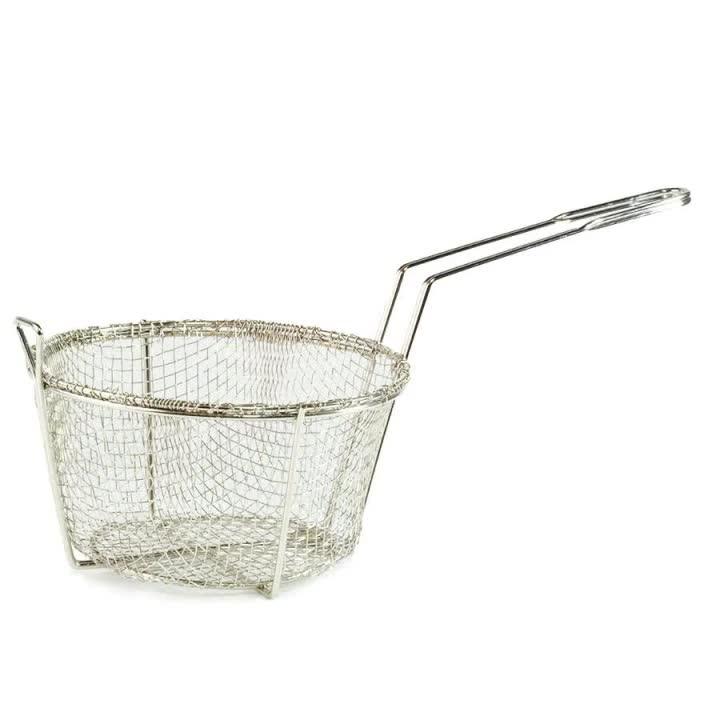 Strong Rectangle Deep French Fry Basket Food Service Fry Mesh Strainer