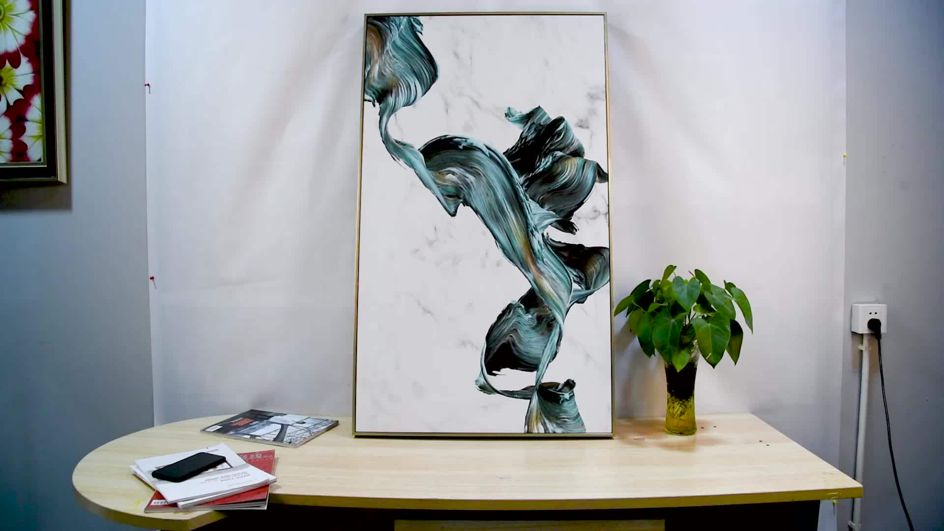 Wholesale Framed Art Gallery Decor Lucky Craft Picture Modern Chinese