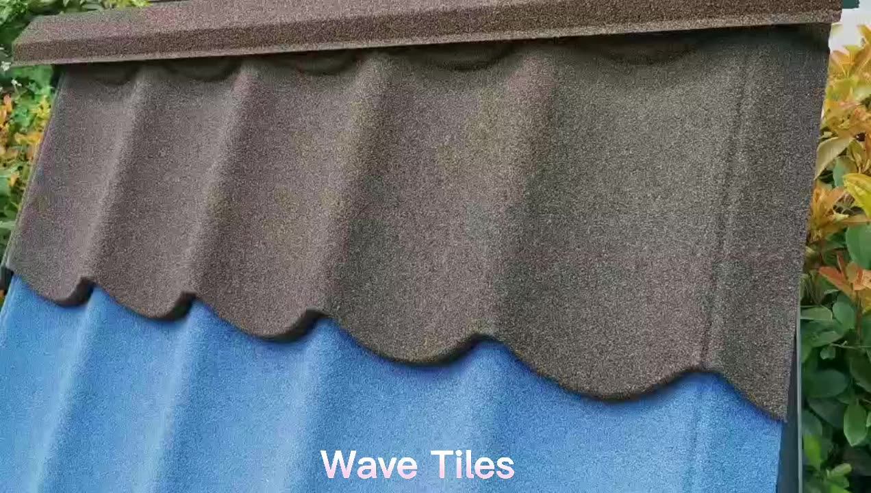 Metal Roof Sheet Galvanized Zinc Colour Stone Coated Roofing Tiles