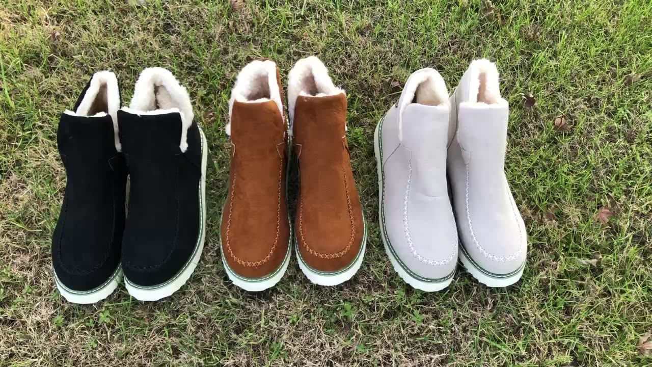 Winter Outdoor Classic Nonslip Ankle Snow Booties Women Waterproof