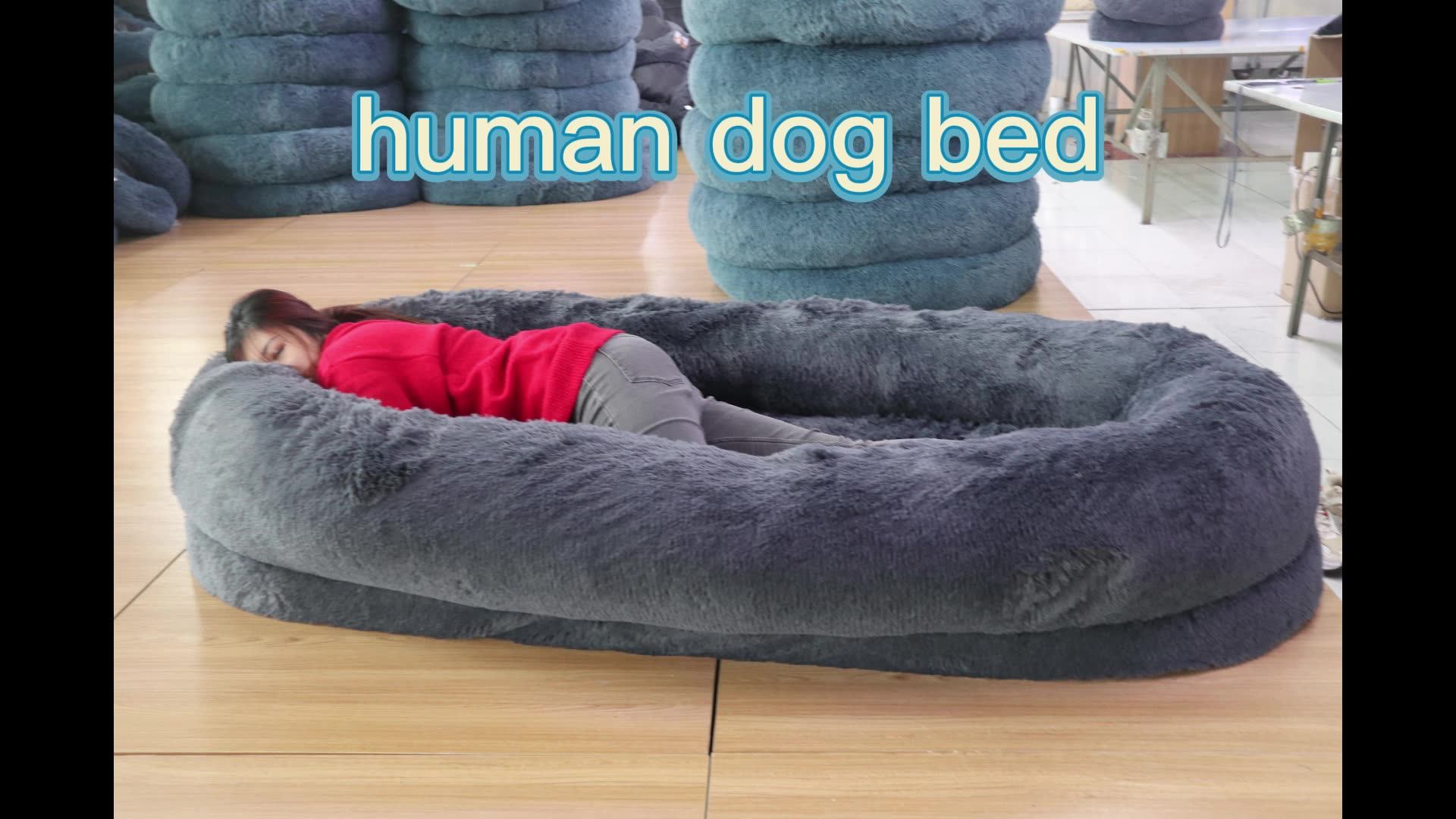 Human Size Pet Bed Pets For Humans And Removable Cover Dog Luxury