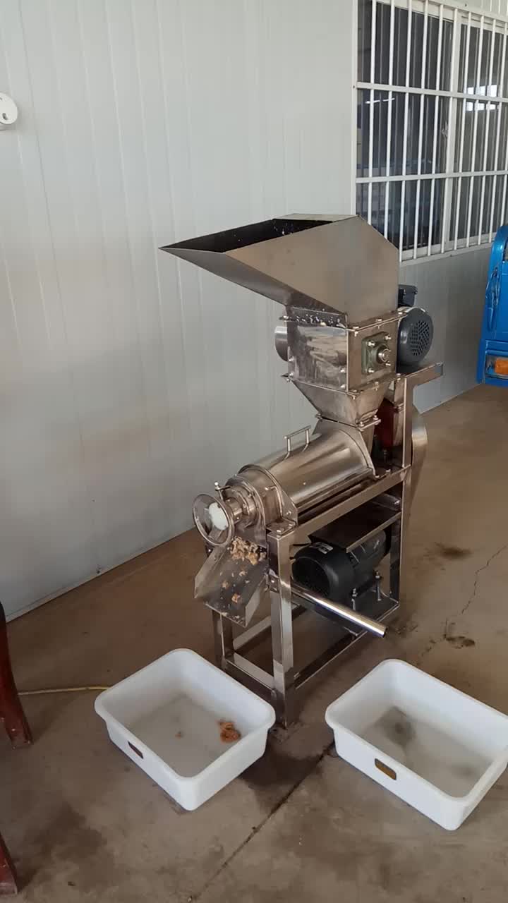 Industrial Tomato Juice Extractor / Screw Press Vegetable Juicer Buy