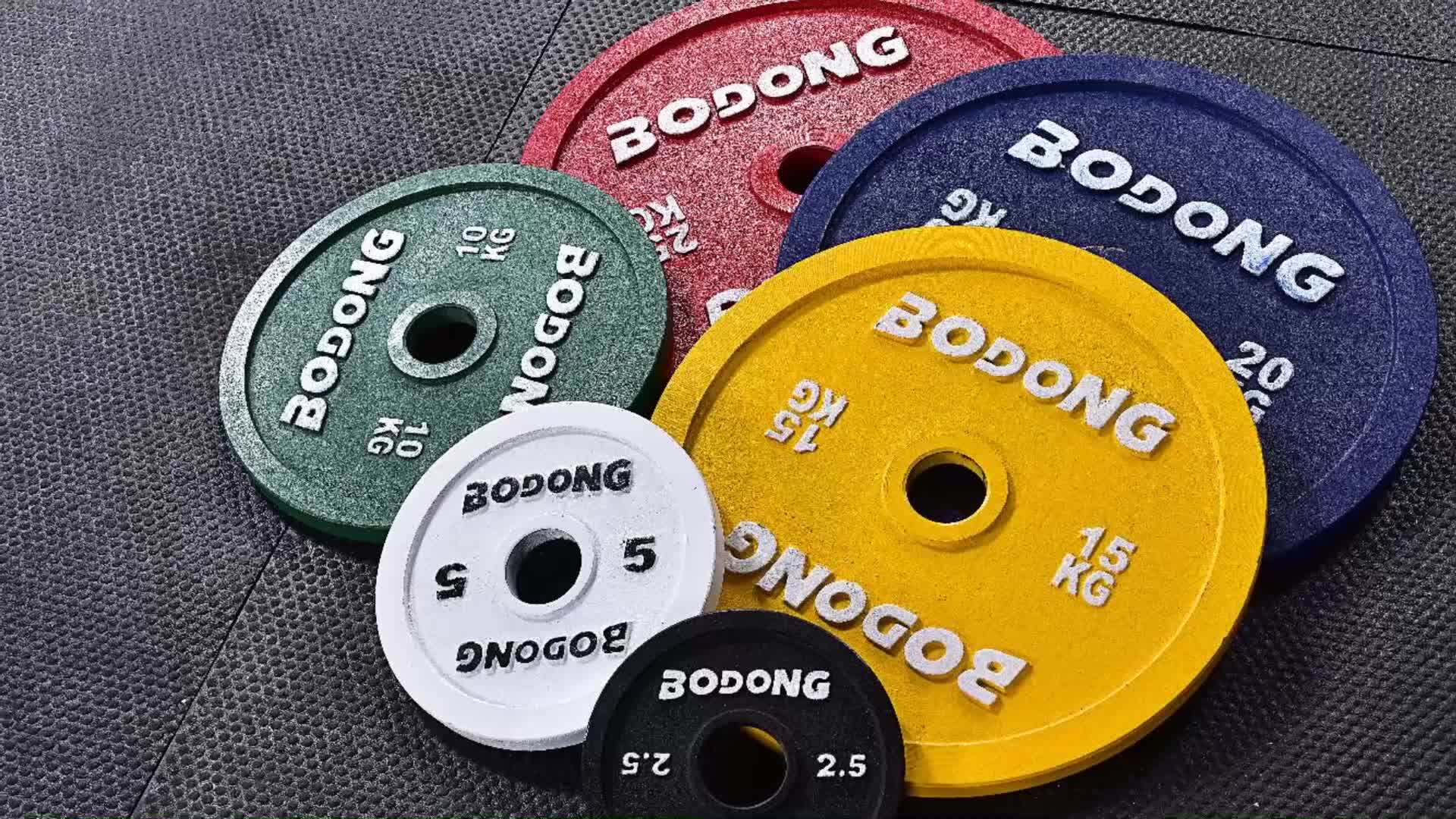 China Commercial Competition Cast Iron Barbell Weight Lifting Barbell