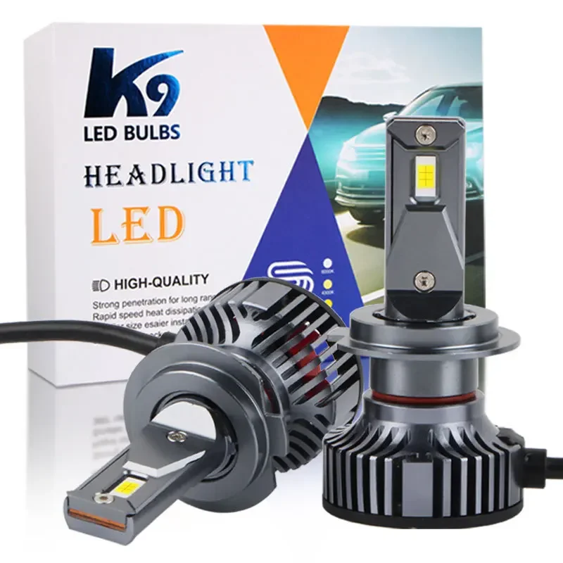 K9 Automobile H7 Headlight LED Low Beam Bulb H1 Super Bright Short Model H4 Integrated H119005 Laser Headlight