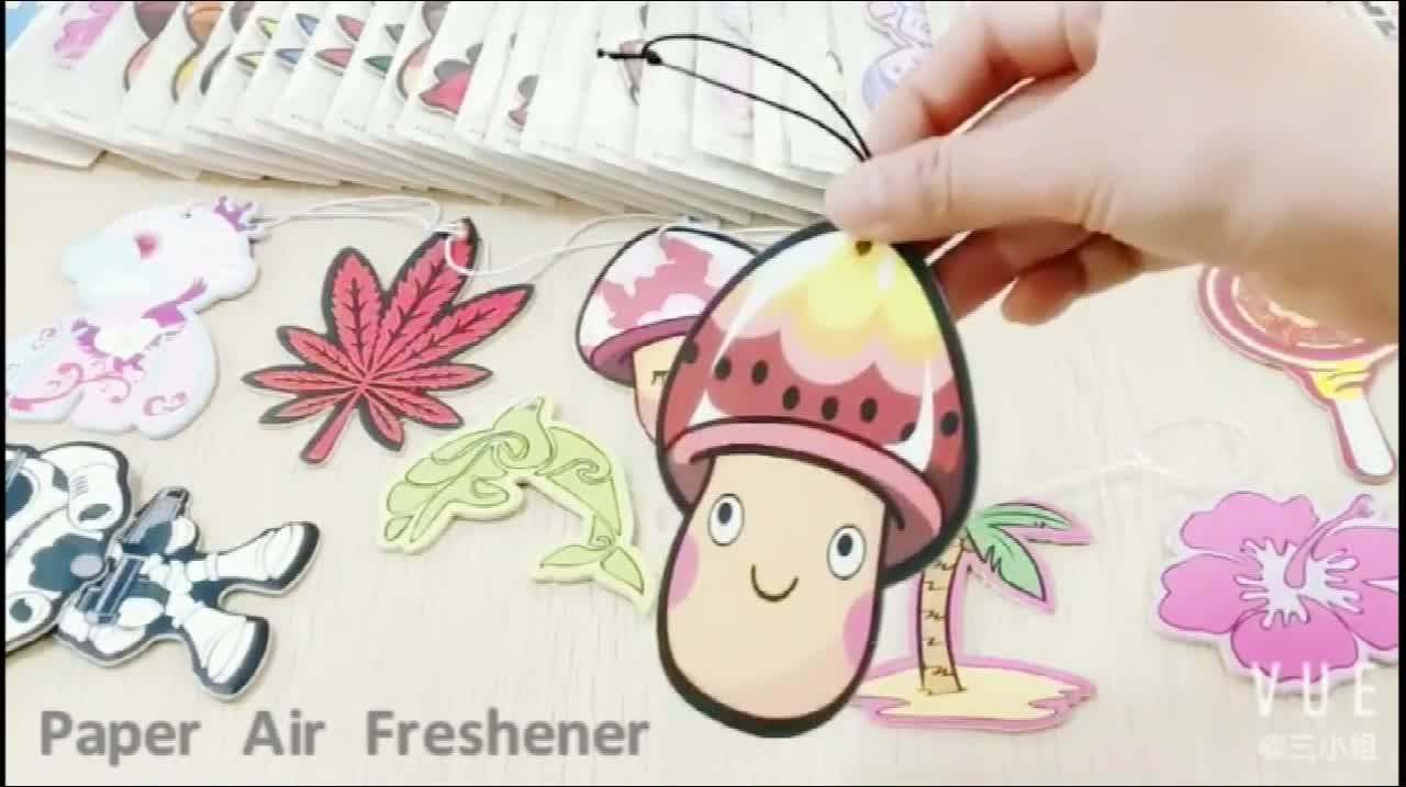 Customized Design Paper Scented Car Air Freshener Paper Card Car