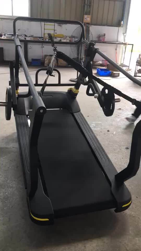 Commercial Selfpower Treadmill With 8 Level Resistance Plate