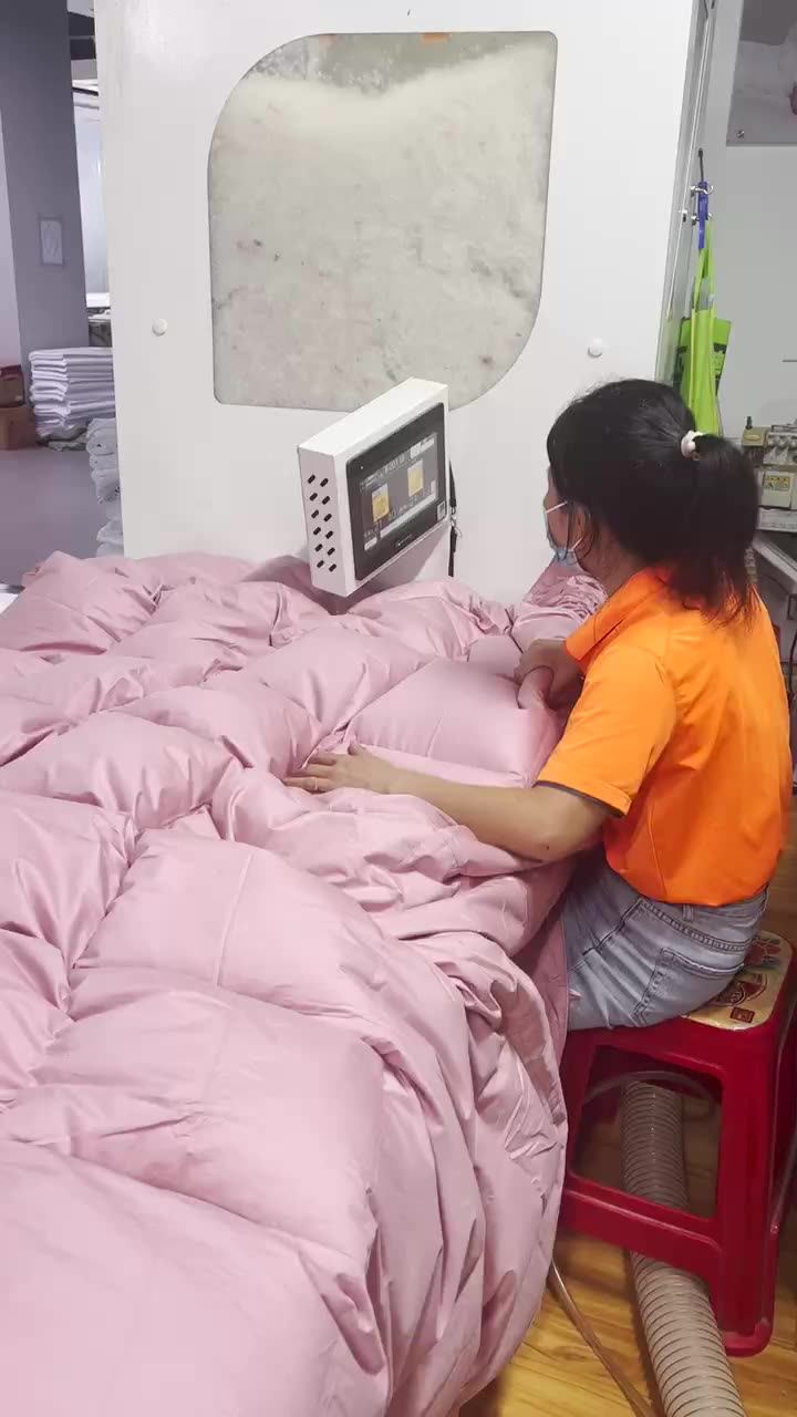 Feather Comforter Warm Duvet Insert For All Season Organic Cotton