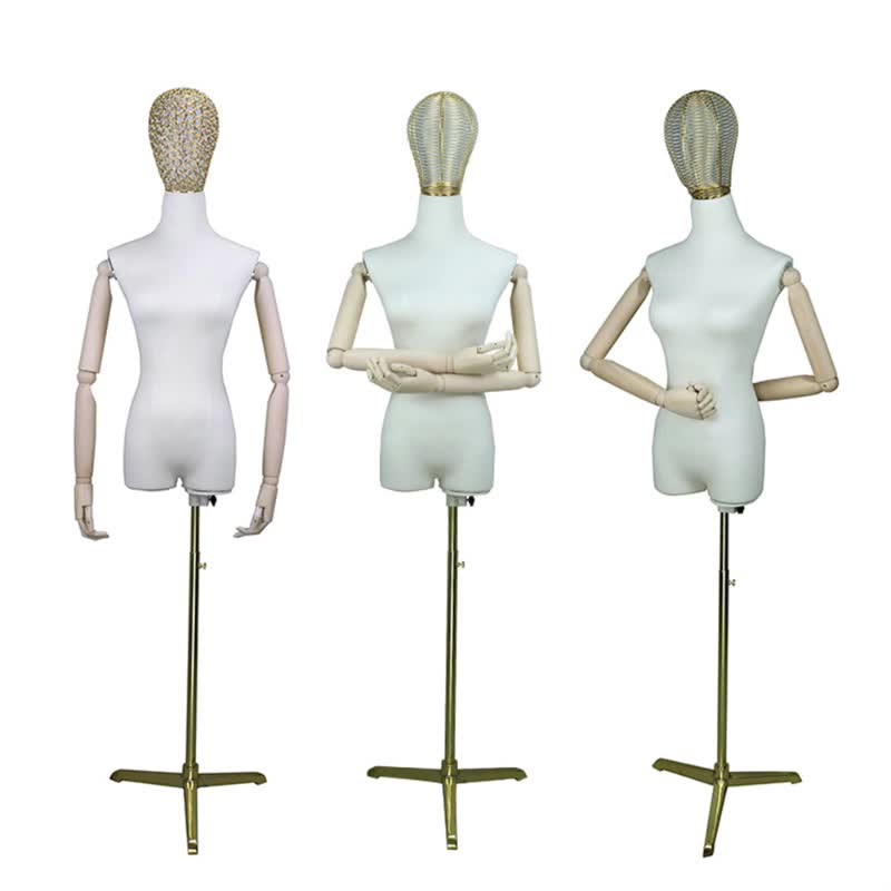 Fabric Covered Dress Form Tailoring Cheap Plastic Mannequin For Sale