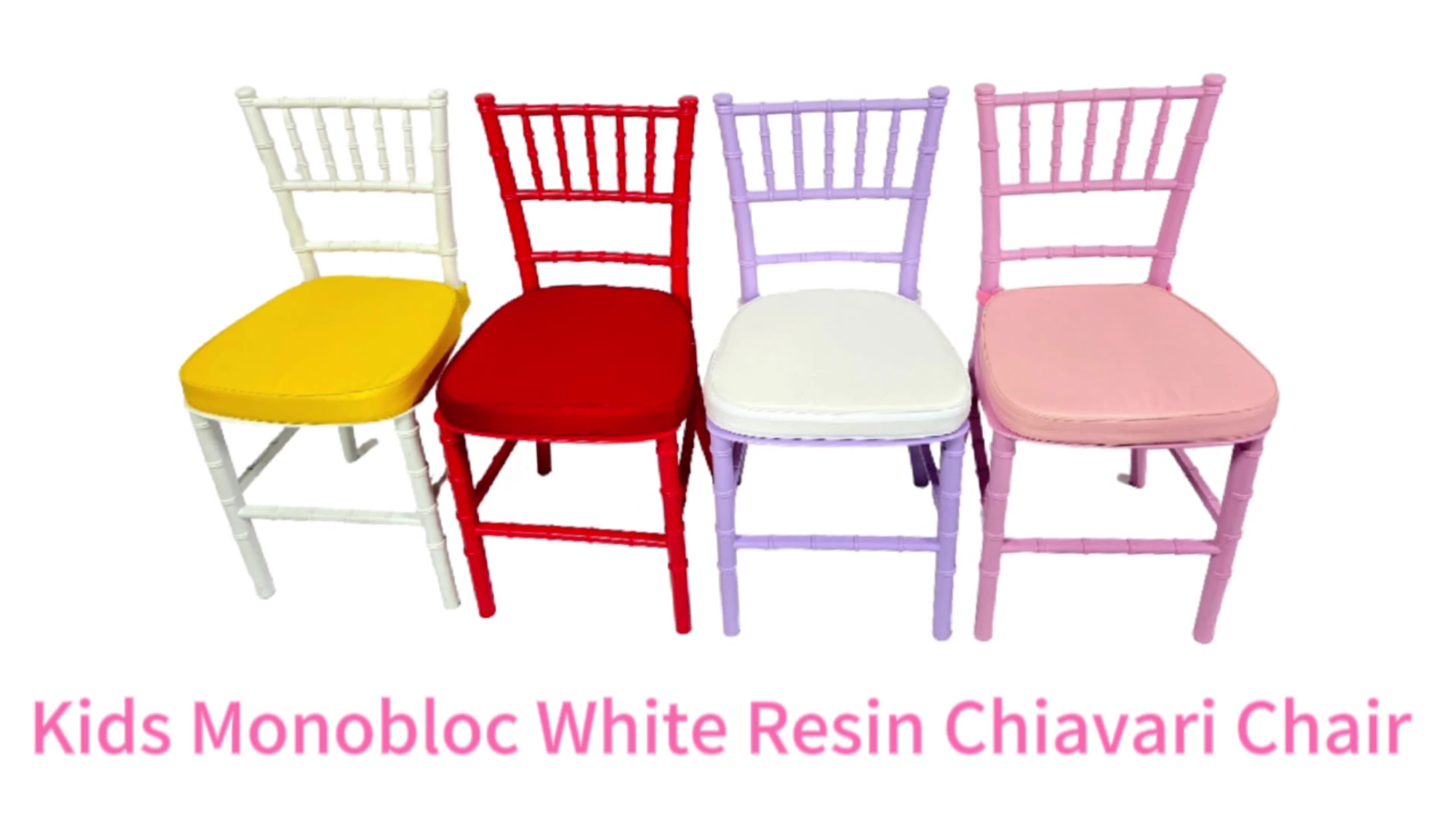 Stacking Kids White Tiffany Chairs Kids Chiavari Chair Plastic Kiddie