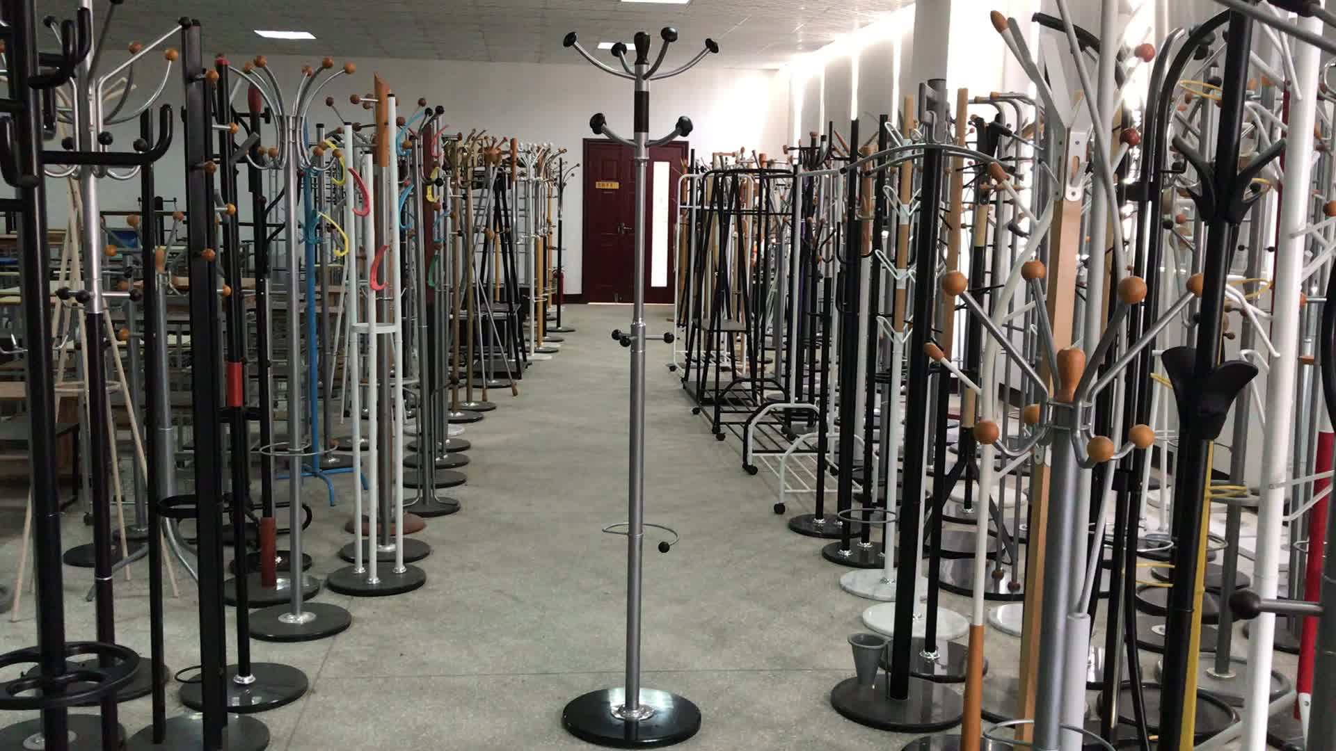 Office Supplies Hanger Metal Hook Coat Racks Folding Clothes Tree