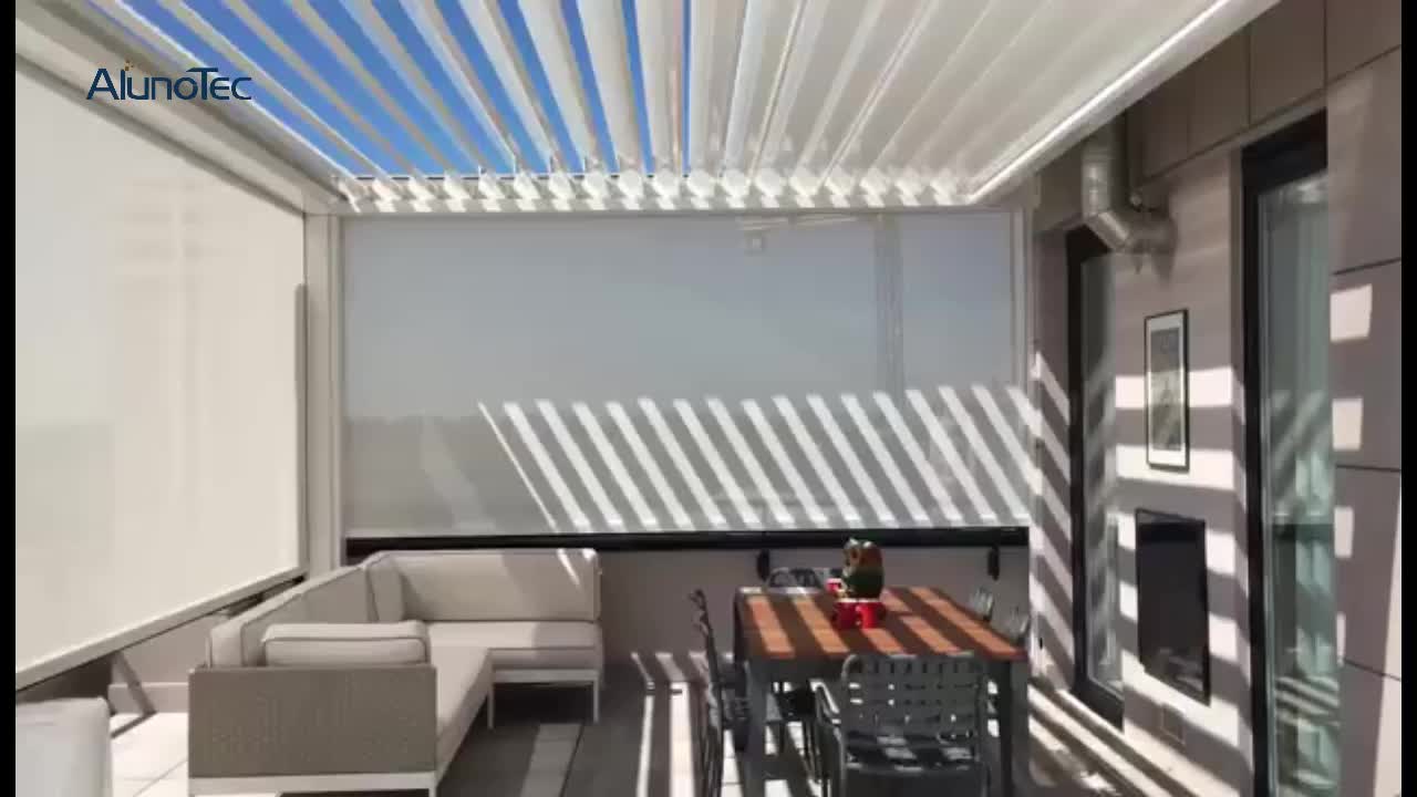 Waterproof Metal Gazebo Electric Adjustable Aluminum Pergola Parts Waterproof Metal Gazebo Electric Adjustable Aluminum Pergola Parts For Backyard - Waterproof Metal Gazebo Electric Adjustable Aluminum Pergola Parts