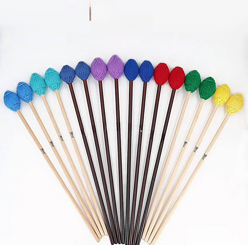 FLEET福利特马林巴槌 小头马林巴专业鼓棒新款枫木杆蓝色老师专用