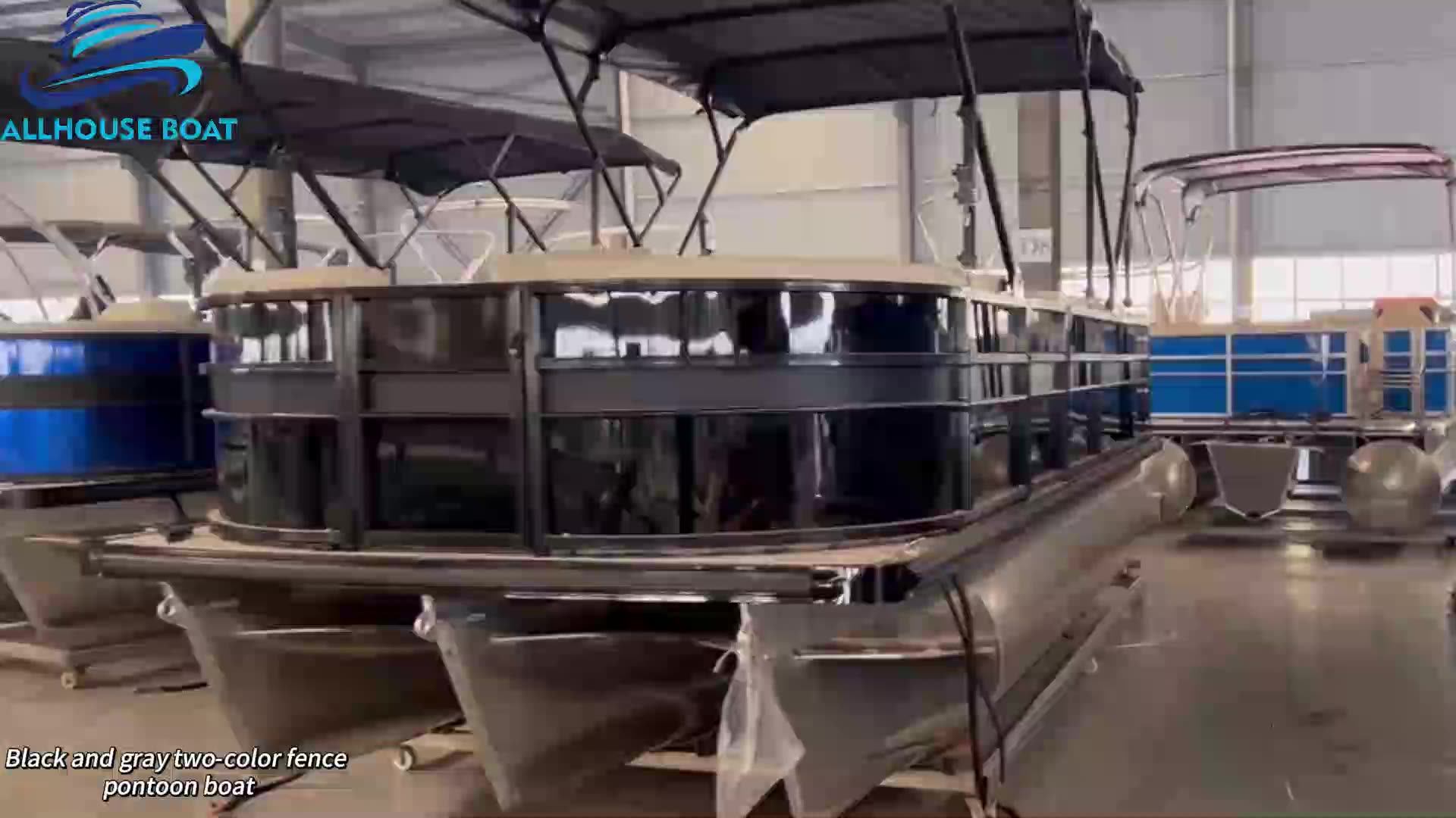 Luxury Yacht Pontoon Boat Transom Lift Pontoonboat Lakes Boats ...