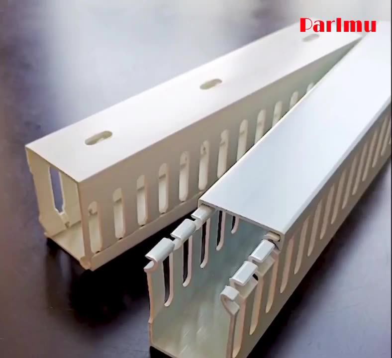 China's Manufacturers Pvc Cable Tray Slotted Cable Trunking Ducts Cable ...