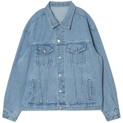 Miding Denim Jacket Women's Spring and Autumn Loose Long-Sleeved Top American Retro Small Casual Design Jacket