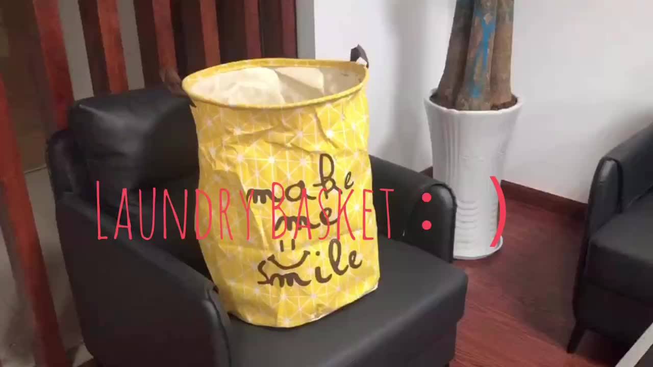 Collapsible Tall Laundry Hamper Tote Folding Laundry Baskets Washing