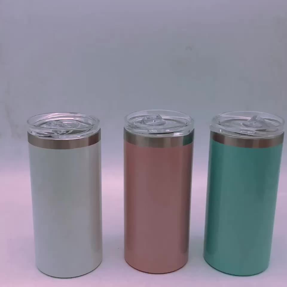 Personalized Custom Skinny Stainless Steel Tumbler Water Bottle,20oz