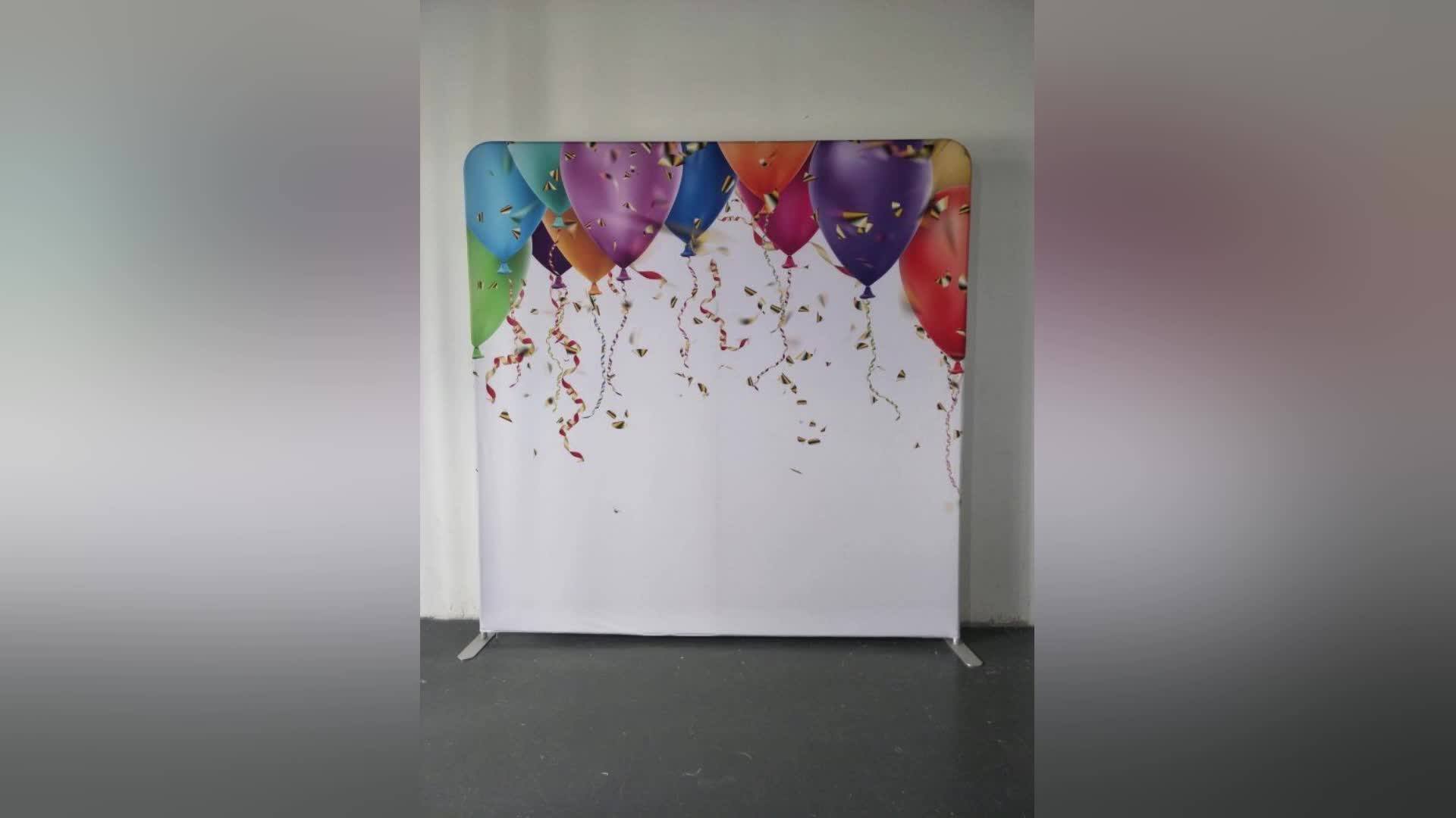 8 X 8 Aluminum Frame Free Pillow Case Designs Tension Fabric Photo Booth Backdrop Stand Buy