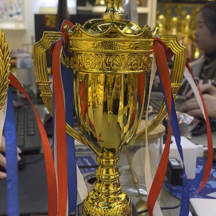 Customized Gymnastics Soccer Medal Golden Award Sports Soccer Trophy