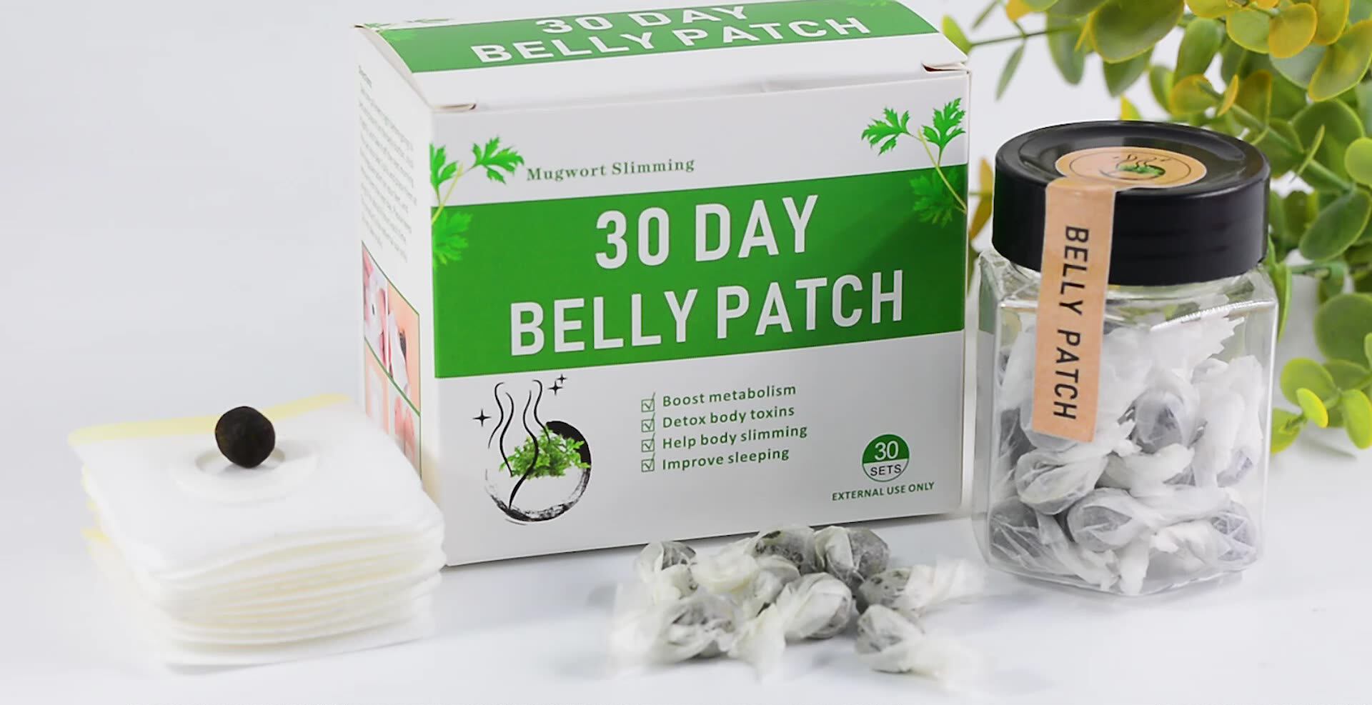 Burning Detox Belly Sticker Weight Loss Fat Burn Slimming Natural