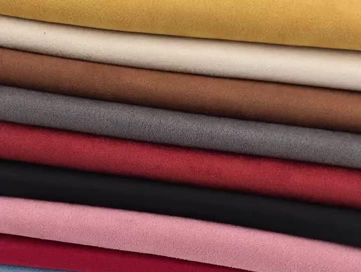 Wholesale Fabrics Suppliers Polyester Spandex Microfiber Brushed