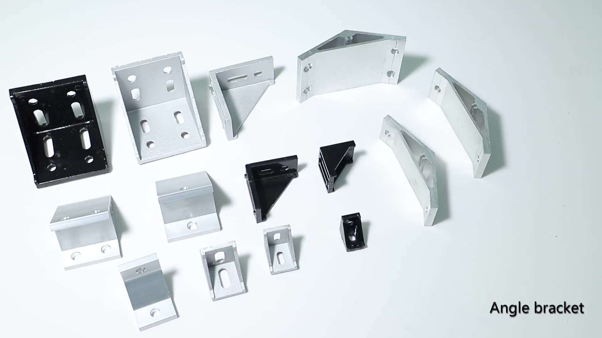 Silver White Anodized Right Angle Aluminum Extrusion Profile For