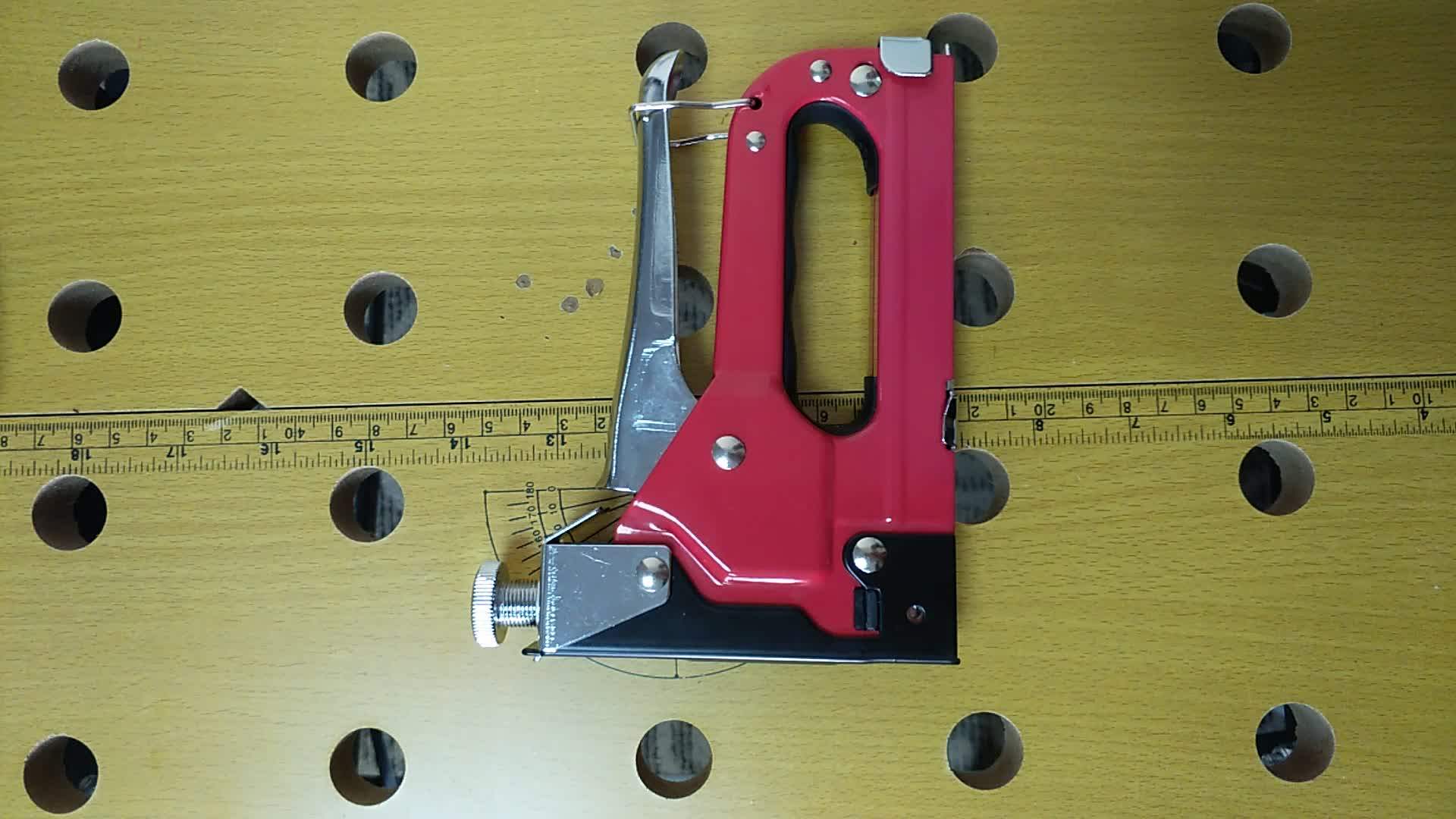 Customized Black Color Carton Box Stapler Industrial Office Staple Guns