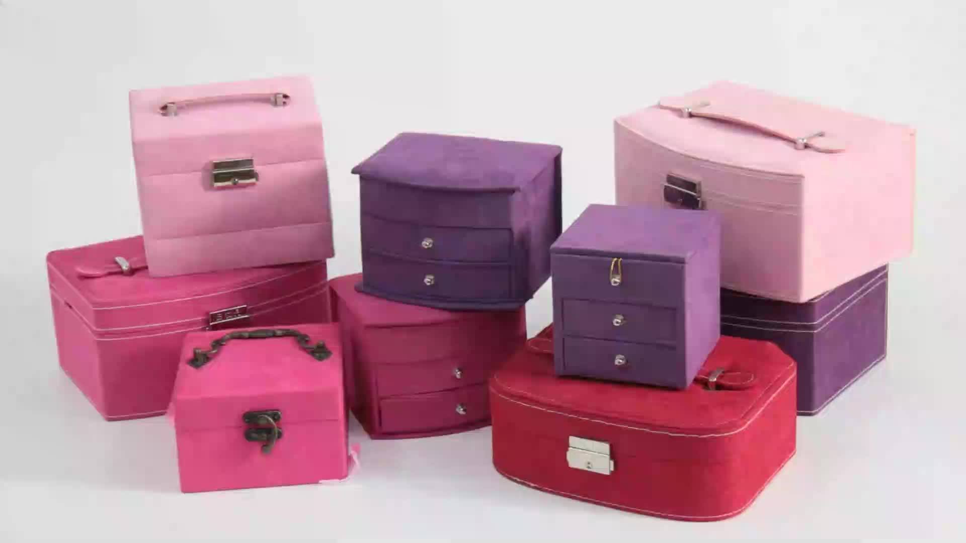 Velvet Jewelry Box Case Large Display Jewelry Box Buy Velvet Jewelry