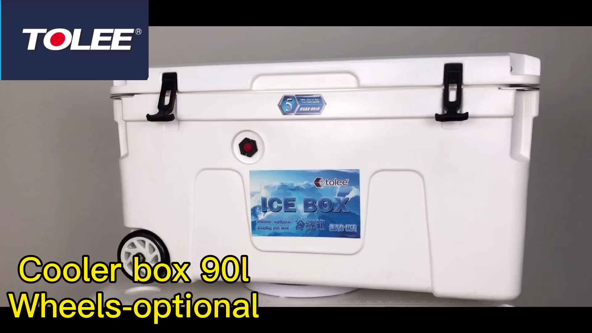 Tolee 90l Rotomolding Ice Cooler Box For Car Ice Chest And Camping