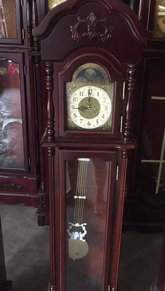 Classic Fashion Wooden Pendulum Standing Mechanical Grandfather Floor