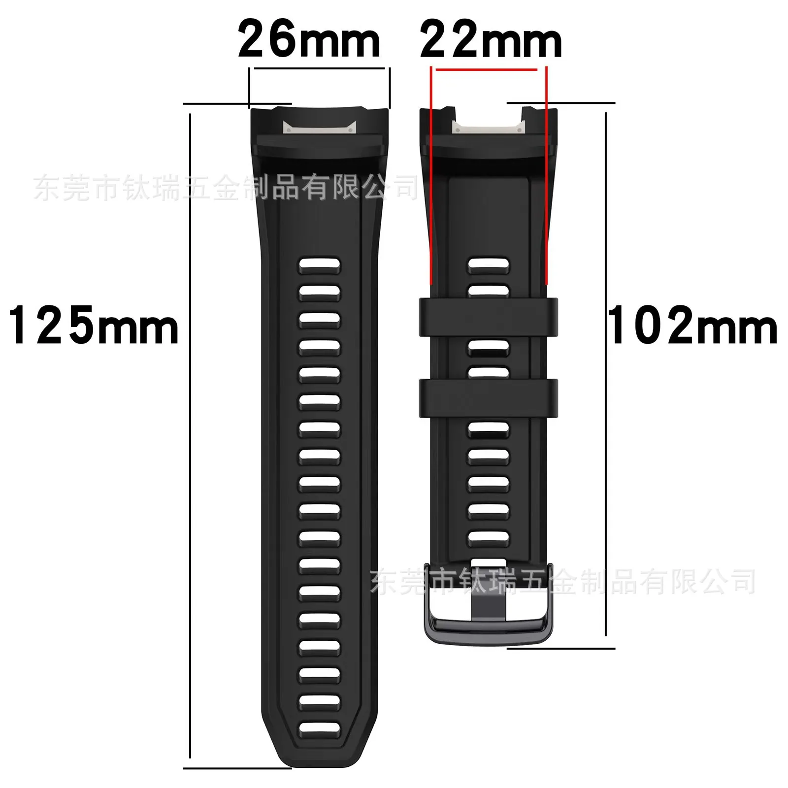 For Jiaming Watch Garming instinct 2X Silicone Strap instinct 2X Replacement Strap Sport Quick Release