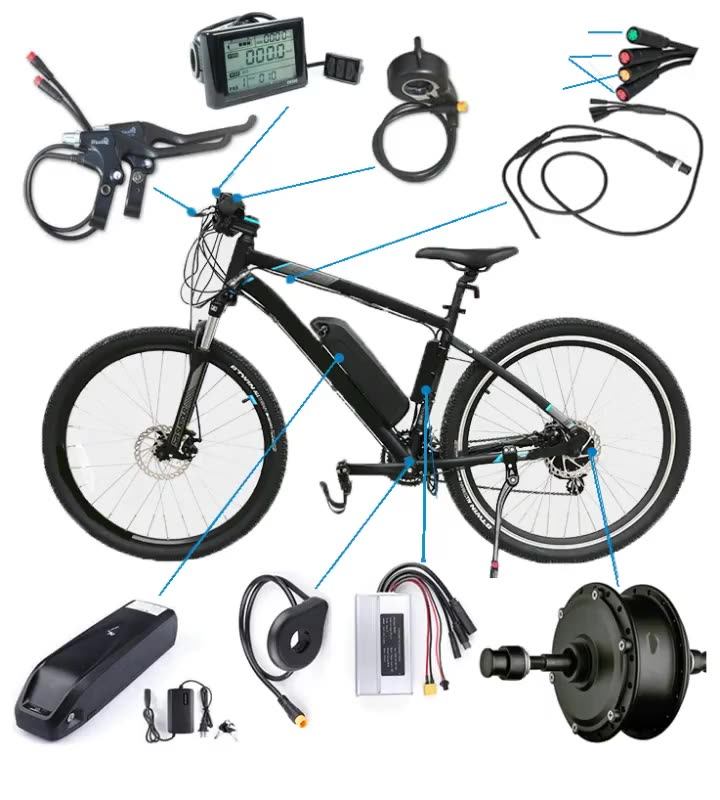 750 Watt Electric Bike Geared Hub Moter Kit,500w 48v Electric Bicycle