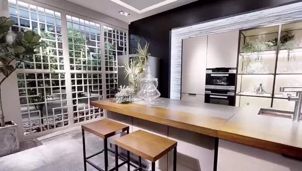 Antique Kitchen Cabinet In European Style Modern Wooden ...