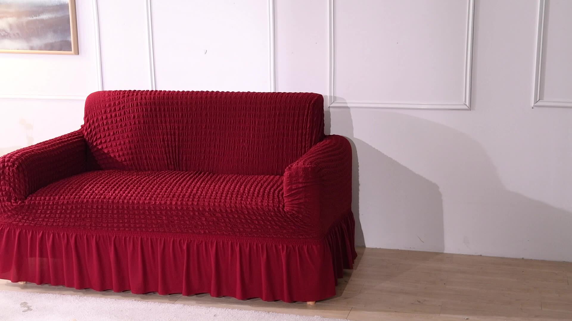 100 Polyester Modern Sofa Cover Elastic Sofa Non Slip Soft Couch 4