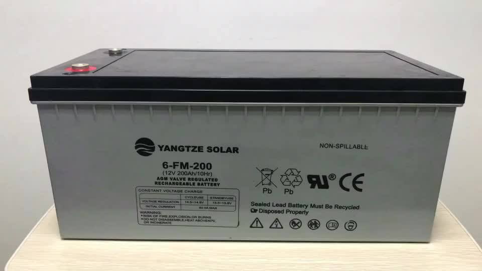 Deep Cycle Dry Battery 24v 200ah With 2x 12v 200ah Batteries In Series