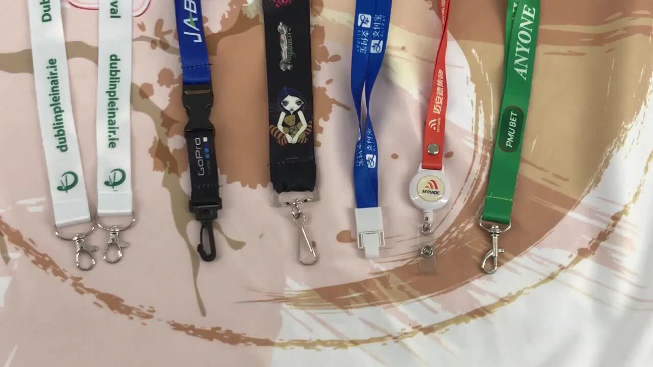 Custom Printed Neck Strap Lanyard Sling Id Badge Holders Lanyard And