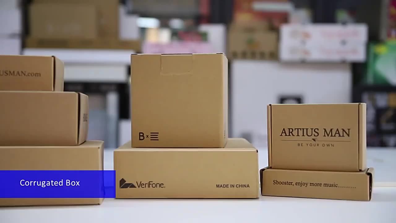 Custom Printed Paper Corrugated Cardboard Plant Shipping Box Packaging