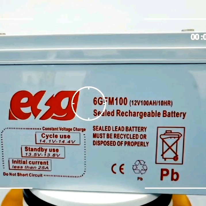 Esg Rechargeable 6v 6volt 8.5ah Toy Car Use Replace Exide 6v 8.5ah Deep Cycle Agm Dry Leadacid