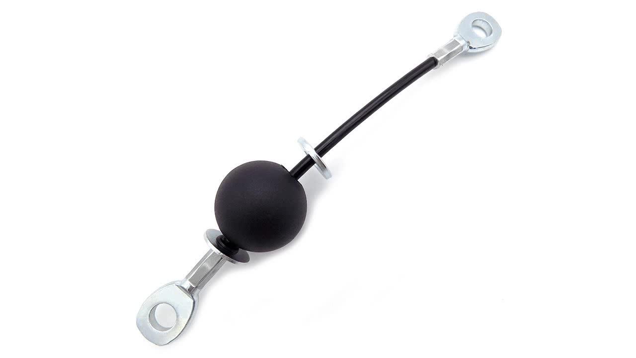 Pvc Coated Stainless Steel Gym Equipment Cable With Nylon Ball And