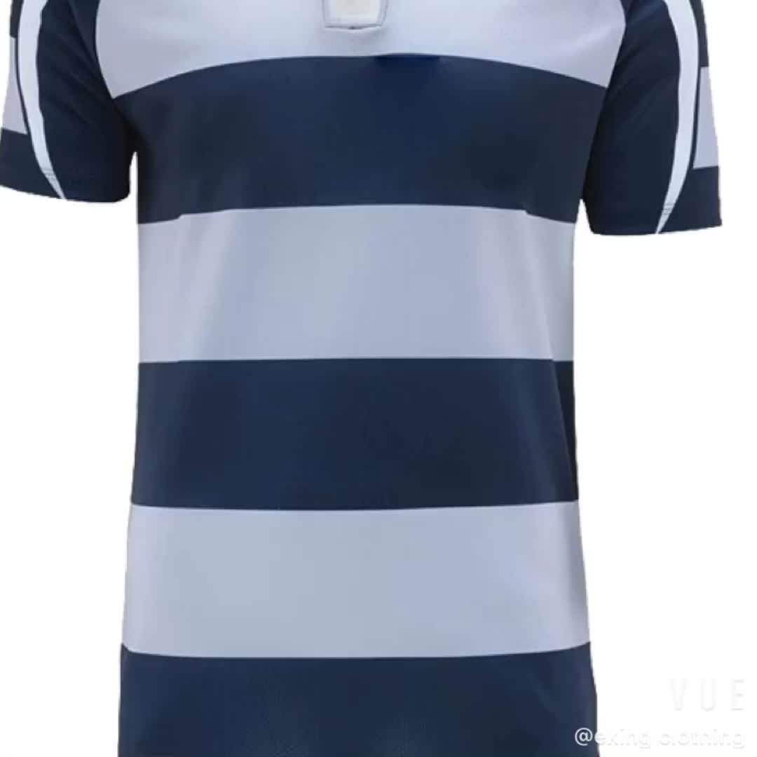 Wholesale Cheap Custom Designs Sublimation Rugby Shirt Team Set