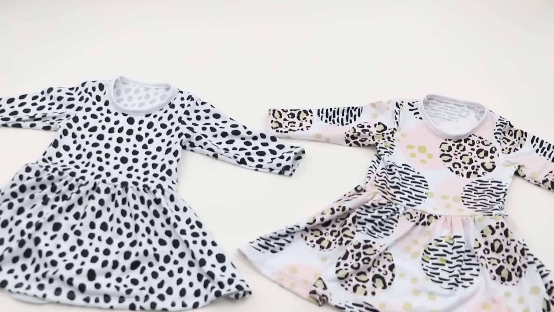 Korean Style New Fashion Big Baby Dress Beautiful Big Girl Dress For